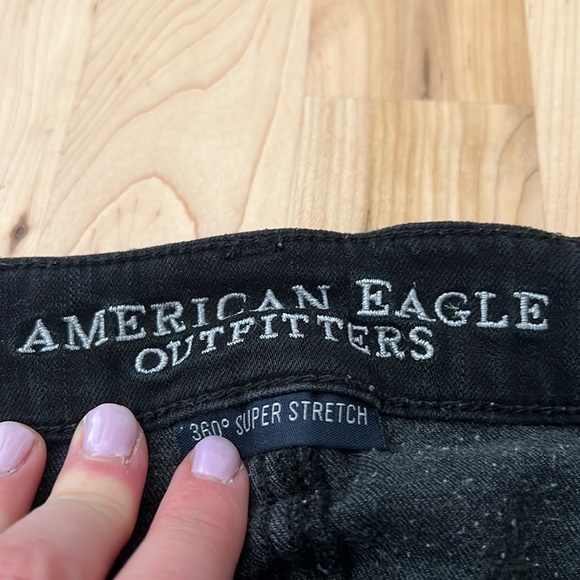 American eagle black skinny jeans - Picture 2 of 3